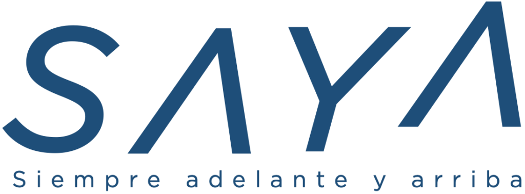 logo saya azul